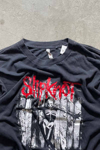 Y2K EARLY 00'S SLIPKNOT T-SHIRT / BLACK [SIZE: XL USED]