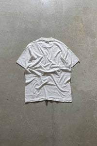 MADE IN USA 90'S LUXOTTICA PRINT T-SHIRT / WHITE [SIZE: L USED]