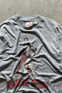 MADE IN USA 90'S SPARTAN SPIRIT T-SHIRT / GREY [SIZE: M USED]