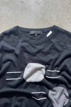 画像をギャラリービューアに読み込む, MADE IN ITALY KNIT T-SHIRT / BLACK [SIZE: L USED]
