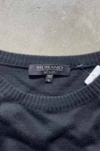 画像をギャラリービューアに読み込む, MADE IN ITALY KNIT T-SHIRT / BLACK [SIZE: L USED]
