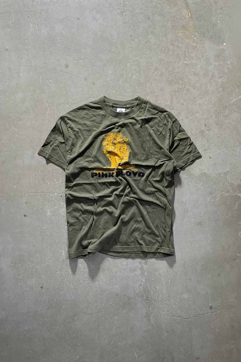 MADE IN MEXICO Y2K EARLY 00'S PINK FLOYD BAND T-SHIRT / KHAKI [SIZE: L USED]