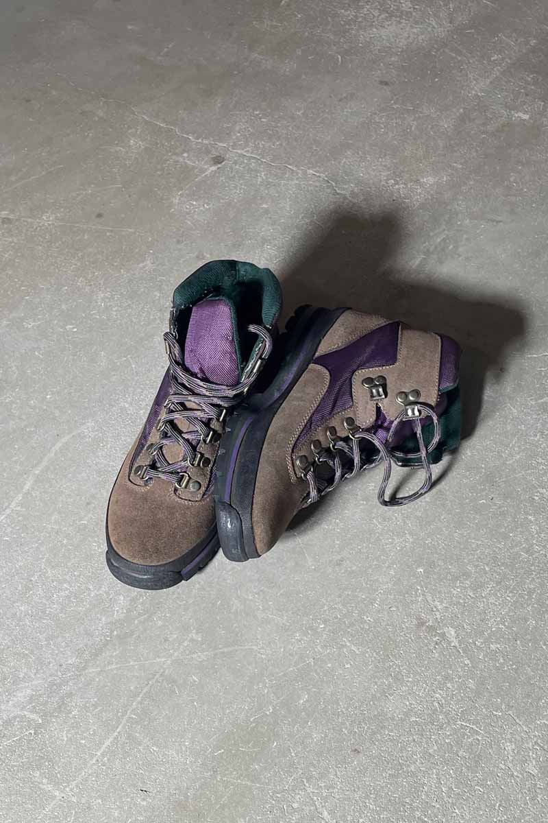 80'S HIKING BOOTS / BROWN [SIZE: US8.5 (equivalent to 26.5cm) DEADSTOCK/NOS]