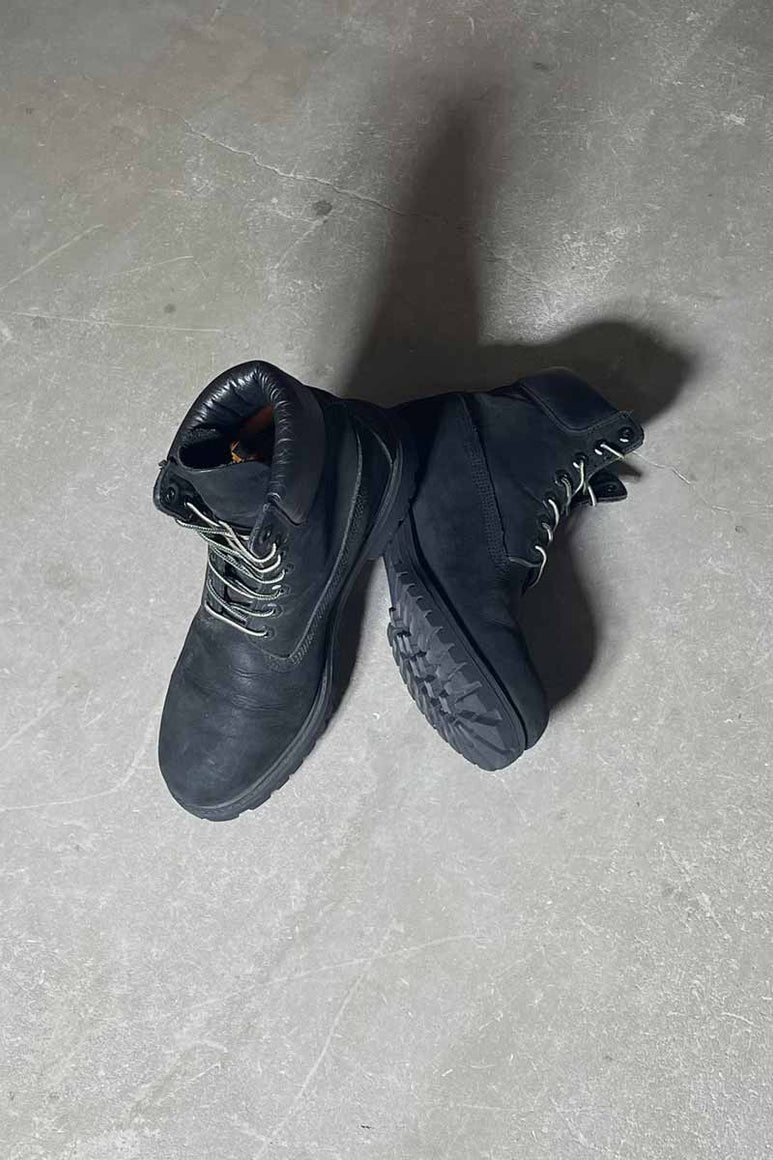 6 INCH NUBACK LEATHER BOOTS / BLACK [SIZE: US8.0(26.0cm相当) USED]