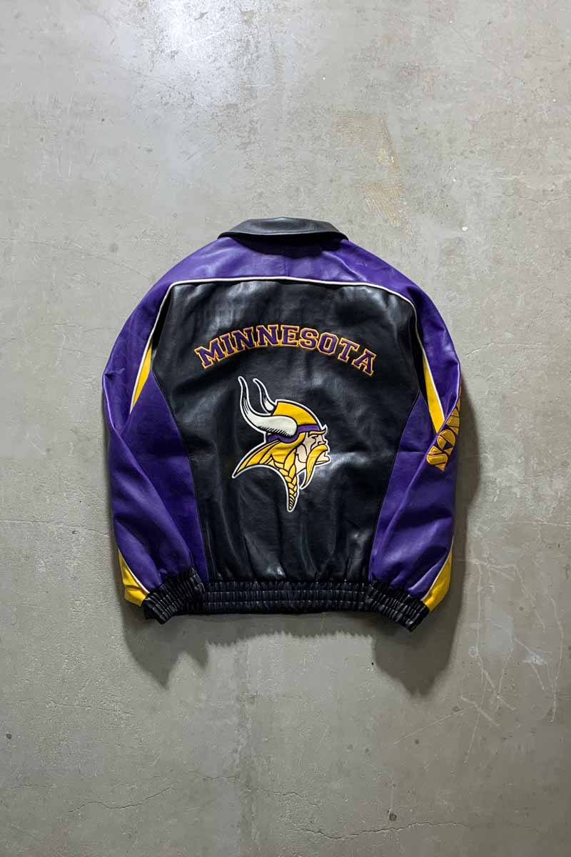 【archive】90s Stadium leather jacketリブのカラーの違いであったりb
