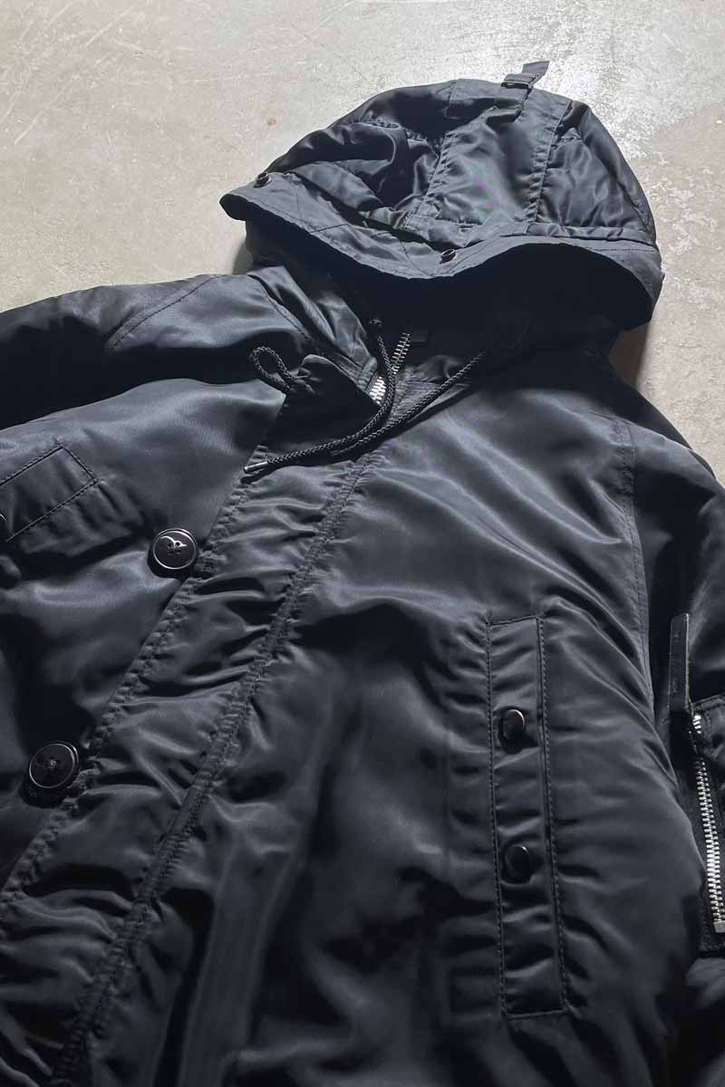 B-9 FLIGHT JACKET / BLACK [SIZE: L USED]