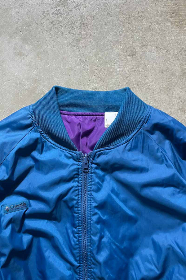 REVERSIBLE NYLON PUFF JACKET / BLUE [SIZE: 2XL USED]