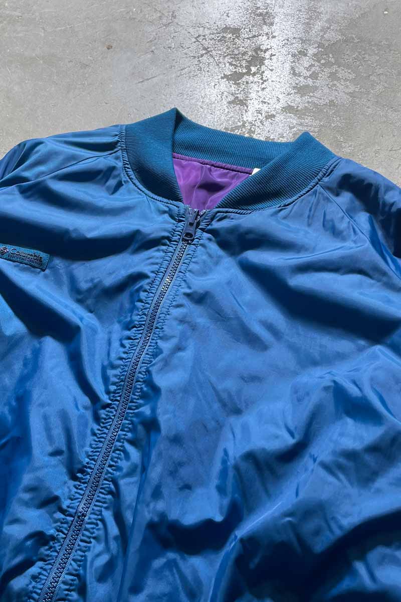 REVERSIBLE NYLON PUFF JACKET / BLUE [SIZE: 2XL USED]