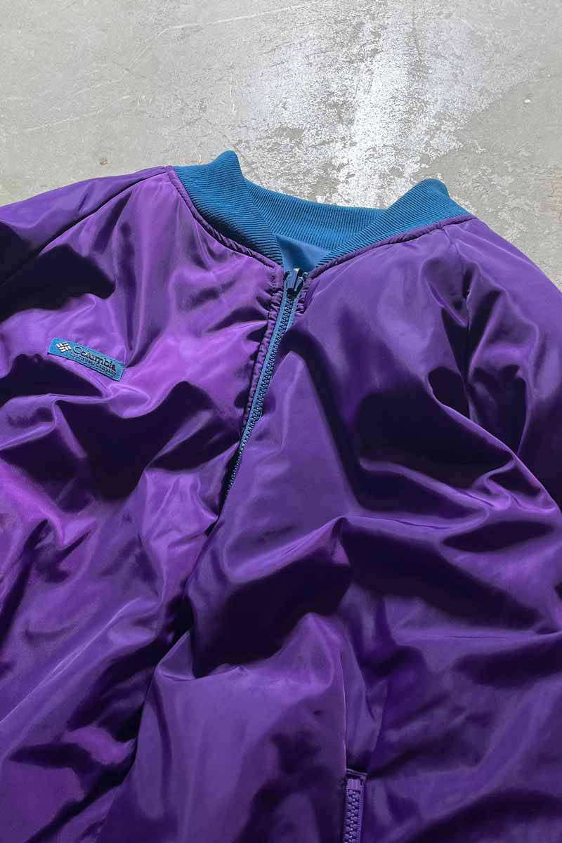 REVERSIBLE NYLON PUFF JACKET / BLUE [SIZE: 2XL USED]