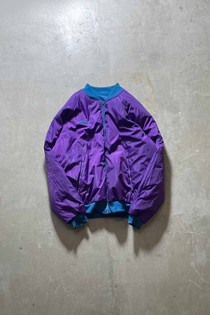 REVERSIBLE NYLON PUFF JACKET / BLUE [SIZE: 2XL USED]