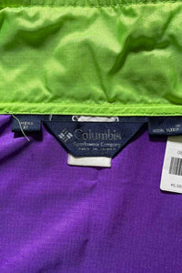 90'S PULLOVER NYLON JACKET / PURPLE [SIZE: XL USED]