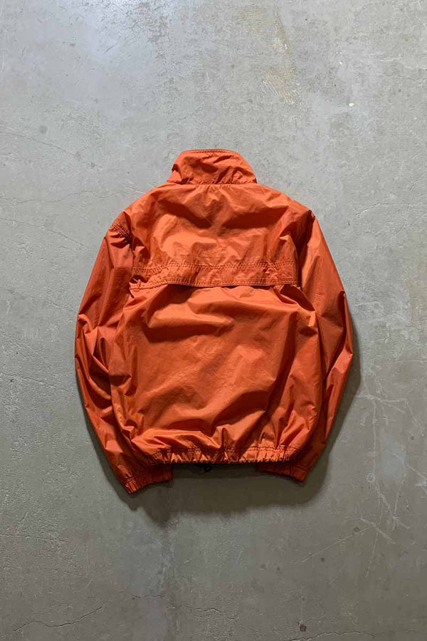 Y2K 03'S ZIP UP RIP STOP NYLON JACKET / ORANGE [SIZE: S USED]