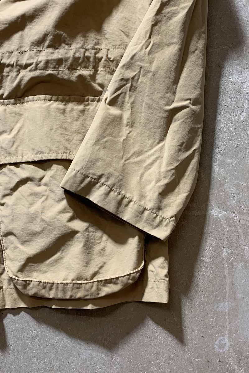 90'S ZIP UP MIDDLE COAT / BEIGE [SIZE: L USED]