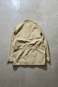 90'S ZIP UP MIDDLE COAT / BEIGE [SIZE: L USED]