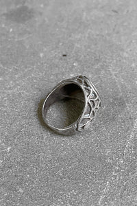 925 SILVER RING / SILVER [SIZE: 14号相当 USED]