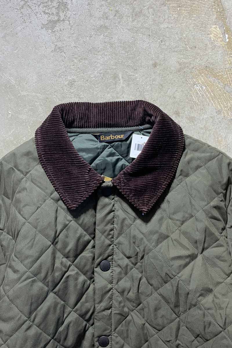 QUILTING JACKET / KHAKI [SIZE: M DEADSTOCK/NOS]