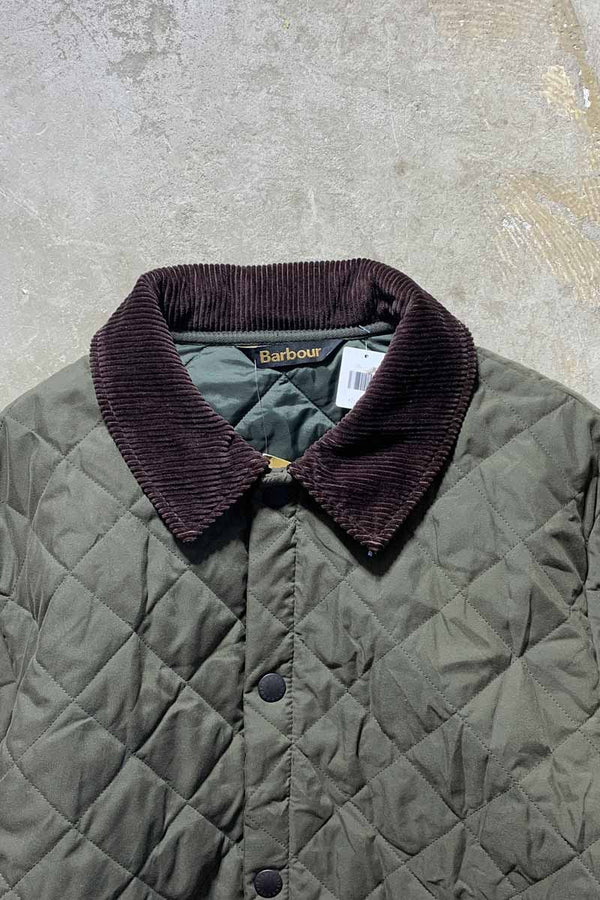 QUILTING JACKET / KHAKI [SIZE: M DEADSTOCK/NOS]