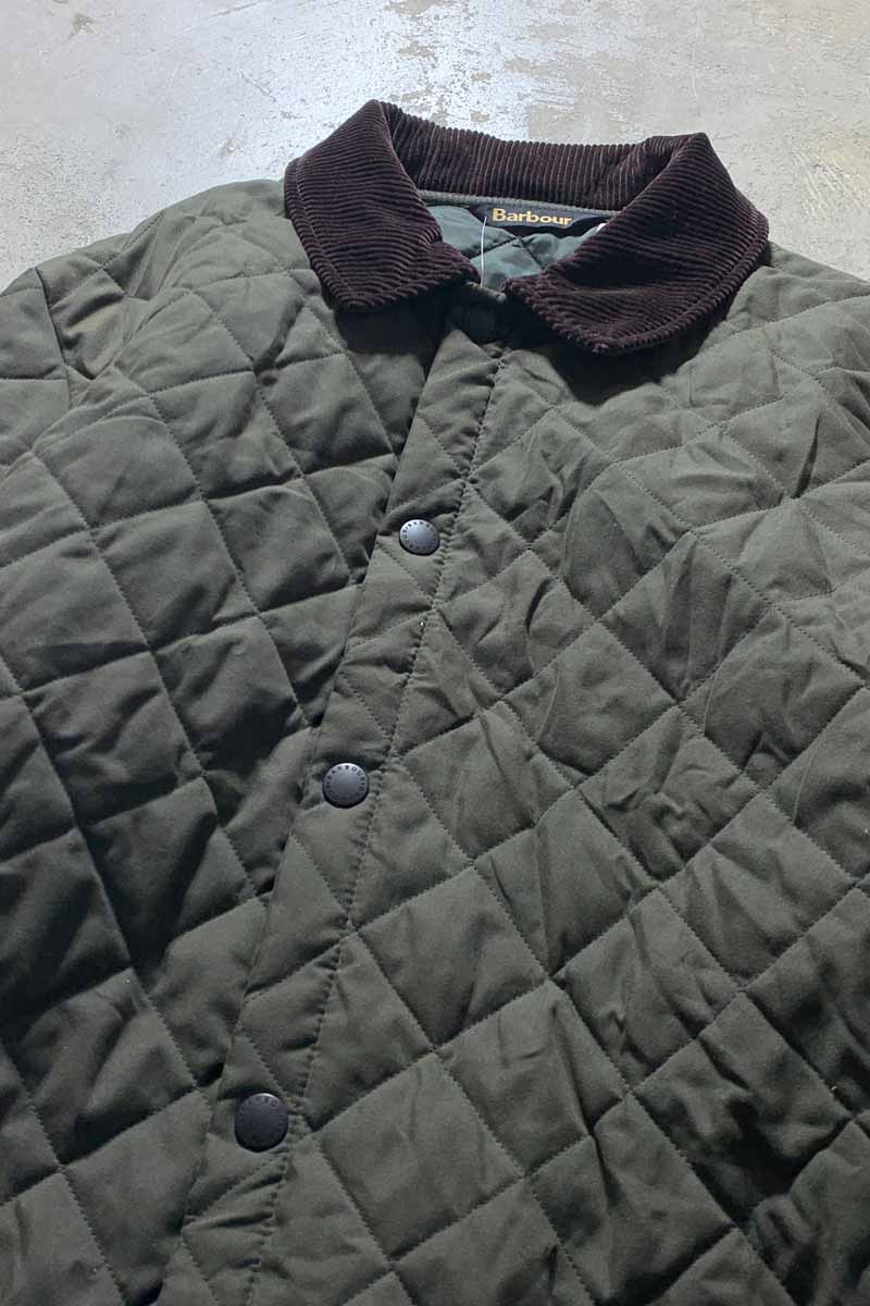 QUILTING JACKET / KHAKI [SIZE: M DEADSTOCK/NOS]