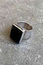 画像をギャラリービューアに読み込む, MADE IN MEXICO 925 SILVER RING W/ONYX [SIZE: 11.5号 USED]
