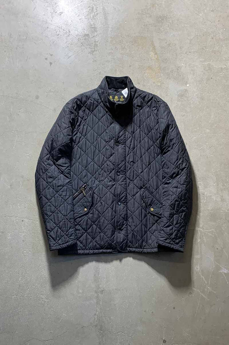 QUILTING JACKET / BLACK [SIZE: L USED]