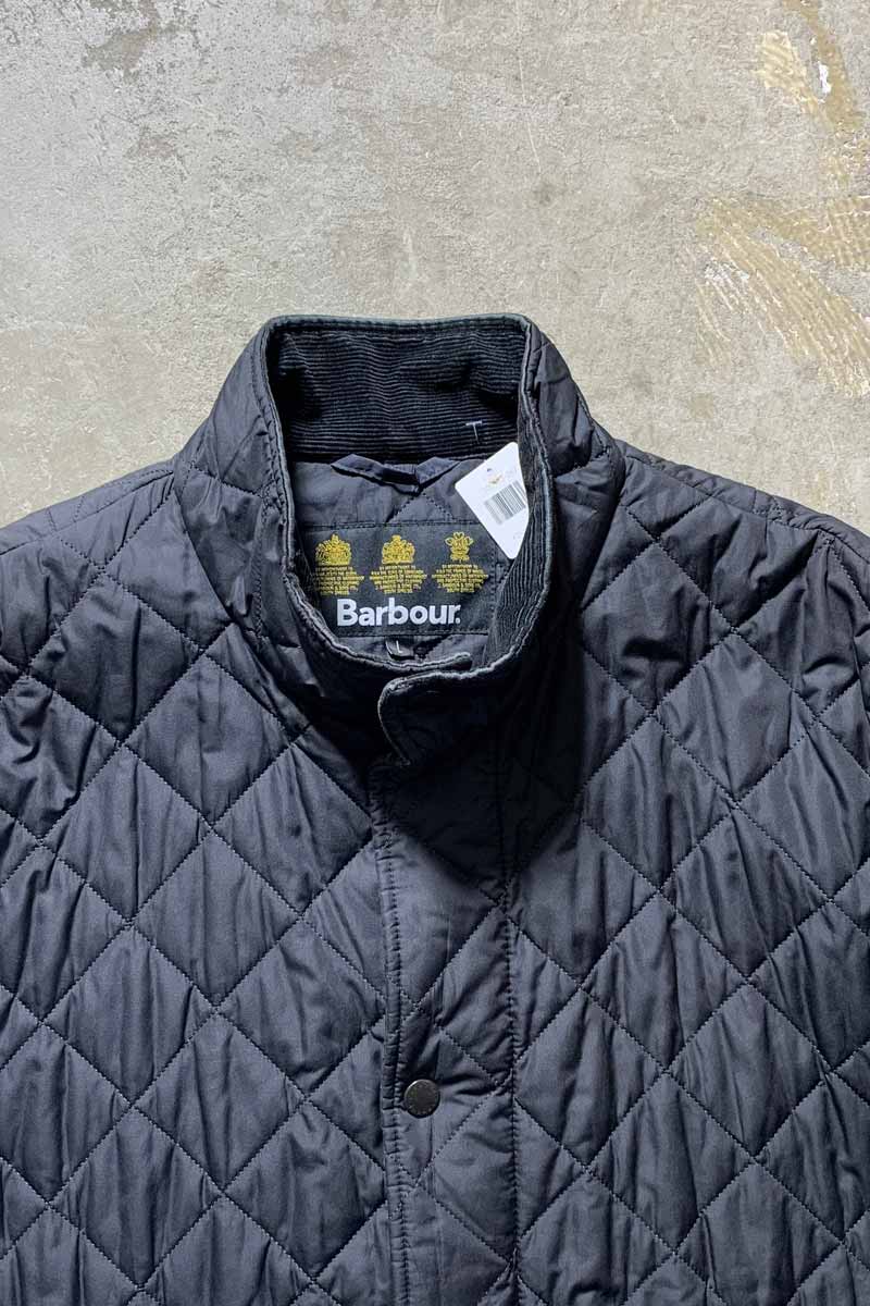 QUILTING JACKET / BLACK [SIZE: L USED]
