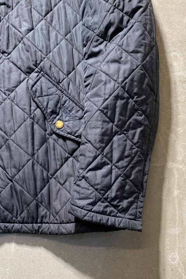 QUILTING JACKET / BLACK [SIZE: L USED]