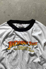 画像をギャラリービューアに読み込む, MADE IN MEXICO 07&#39;S  INDIANA JONES PRINT MOVIE RINGER T-SHIRT / WHITE [SIZE: L USED]
