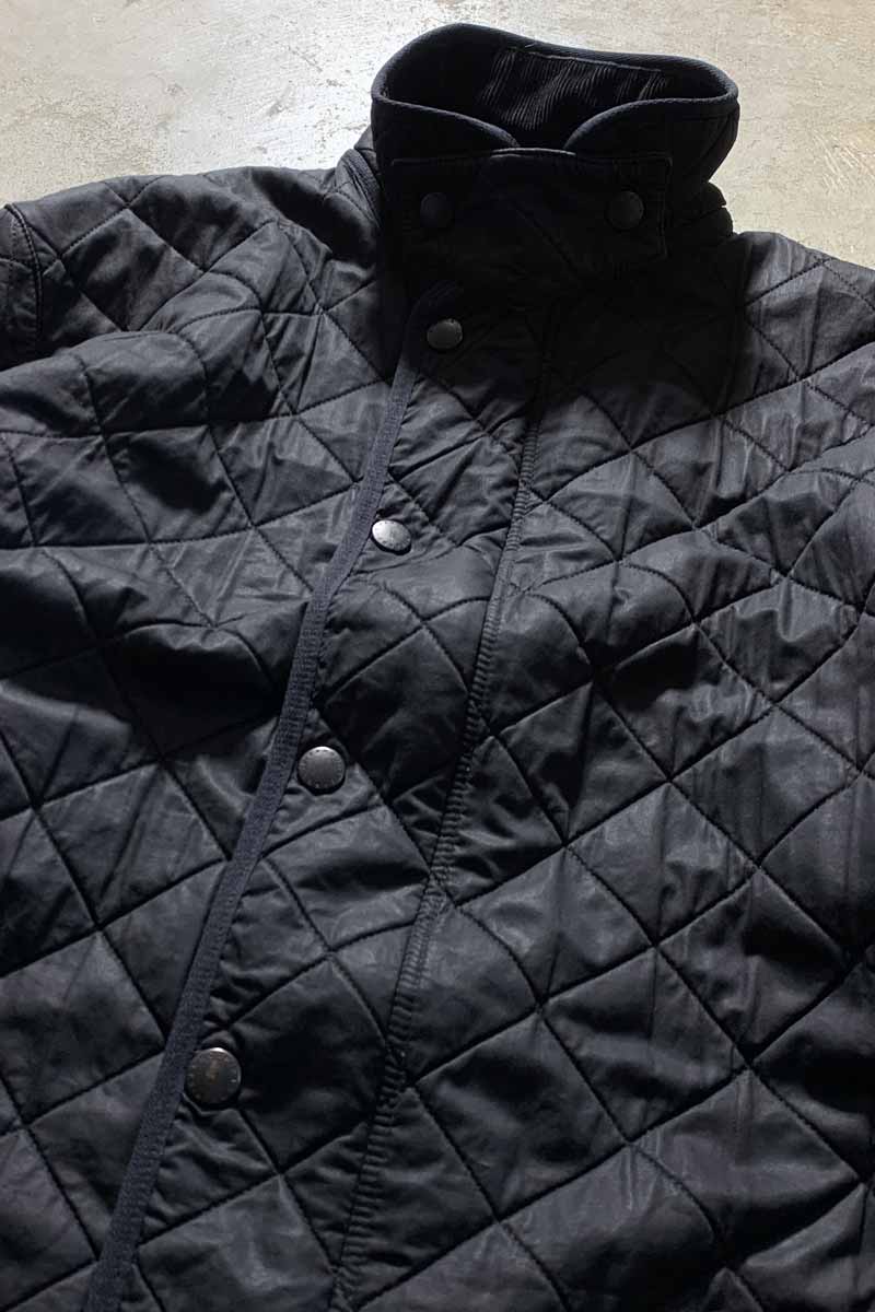 MADE IN BULGARIA QUILTING JACKET W/FLEECE LINER / BLACK [SIZE: XXL USED]