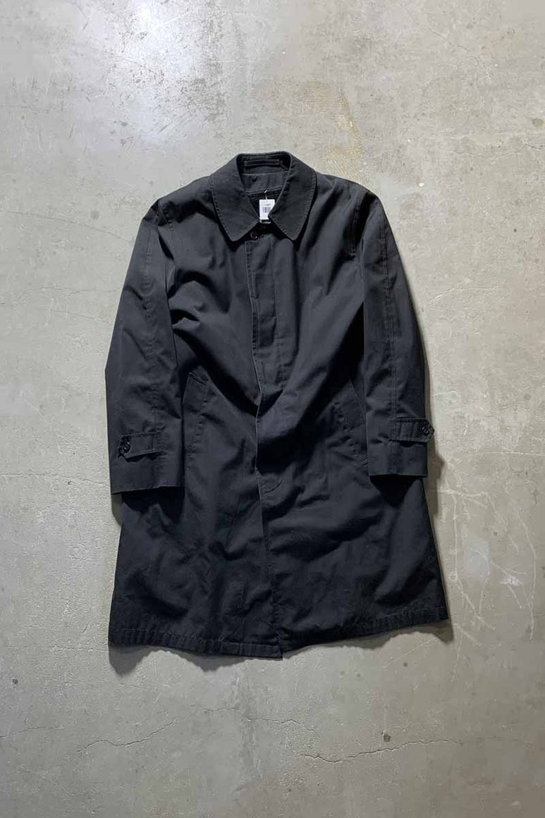 MADE IN USA 90'S BALMACAAN COAT W/FUR LINER / BLACK [SIZE: M USED]