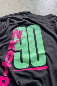 MADE IN USA 90'S NEW KIDS ON THE BLOCK BAND T-SHIRT / BLACK [SIZE: M USED]