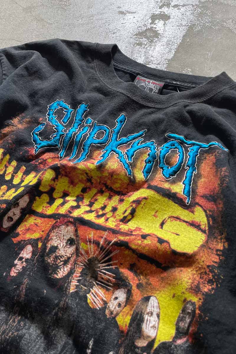 MADE IN MEXICO Y2K EARLY 00'S SLIPKNOT THE SUBLIMINAL VERSES BAND T-SHIRT / BLACK [SIZE: L USED]