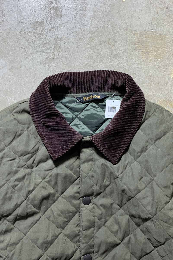 QUILTING JACKET / KHAKI [SIZE: L DEADSTOCK/NOS]