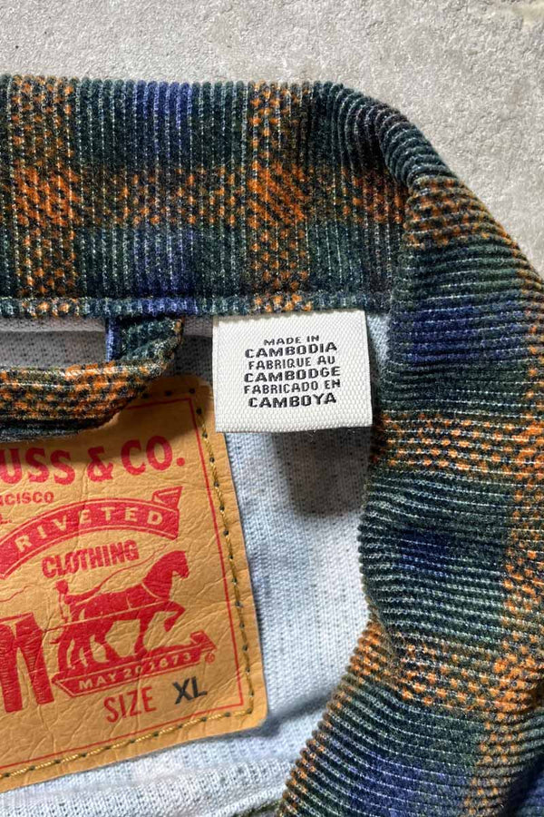 3RD TYPE CORDUROY JACKET / KHAKI [SIZE: XL USED]