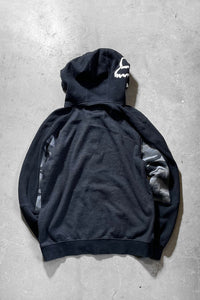 Y2K EARLY 00'S ZIP HOODIE JACKET / GRAY [SIZE: M USED]
