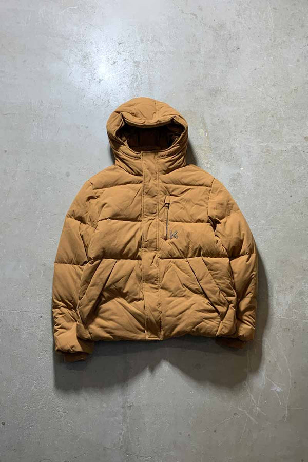 HOODIE DOWN JACKET / BEIGE [SIZE: XL USED]