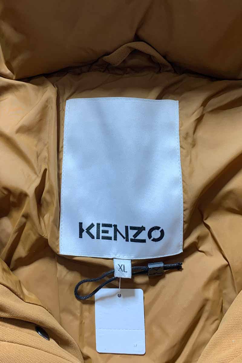 HOODIE DOWN JACKET / BEIGE [SIZE: XL USED]