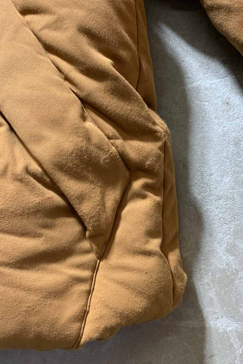 HOODIE DOWN JACKET / BEIGE [SIZE: XL USED]
