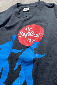 MADE IN USA 92'S THE GENESIS TOUR PRINT BAND T-SHIRT / BLACK [SIZE: L USED]