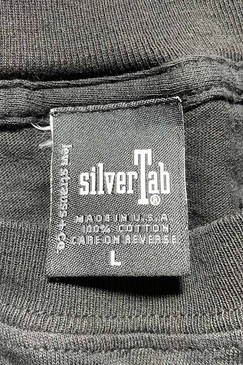 MADE IN USA 90'S SILVER TAB JAMIROQUAI PRINT T-SHIRT / BLACK [SIZE: L USED]