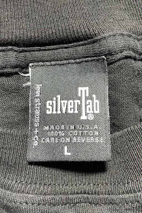 MADE IN USA 90'S SILVER TAB JAMIROQUAI PRINT T-SHIRT / BLACK [SIZE: L USED]