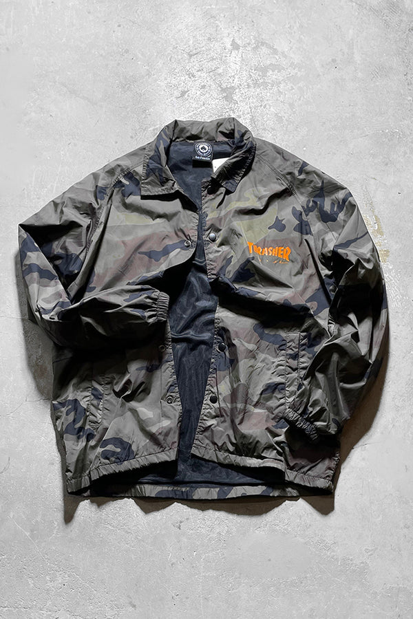 NYLON COACH JACKET / CAMO [사이즈: M USED] [미국 기획 상품]