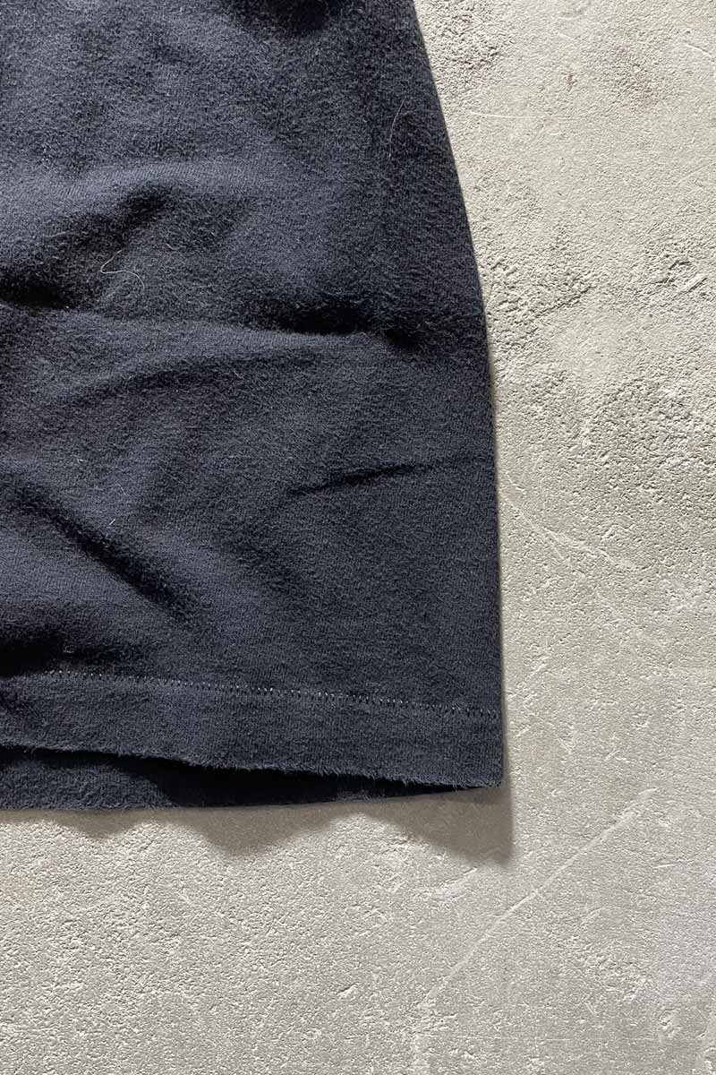 MADE IN USA 90'S SEACOAST BACK PRINT MOTOR CYCLE T-SHIRT / BLACK [SIZE: L USED]