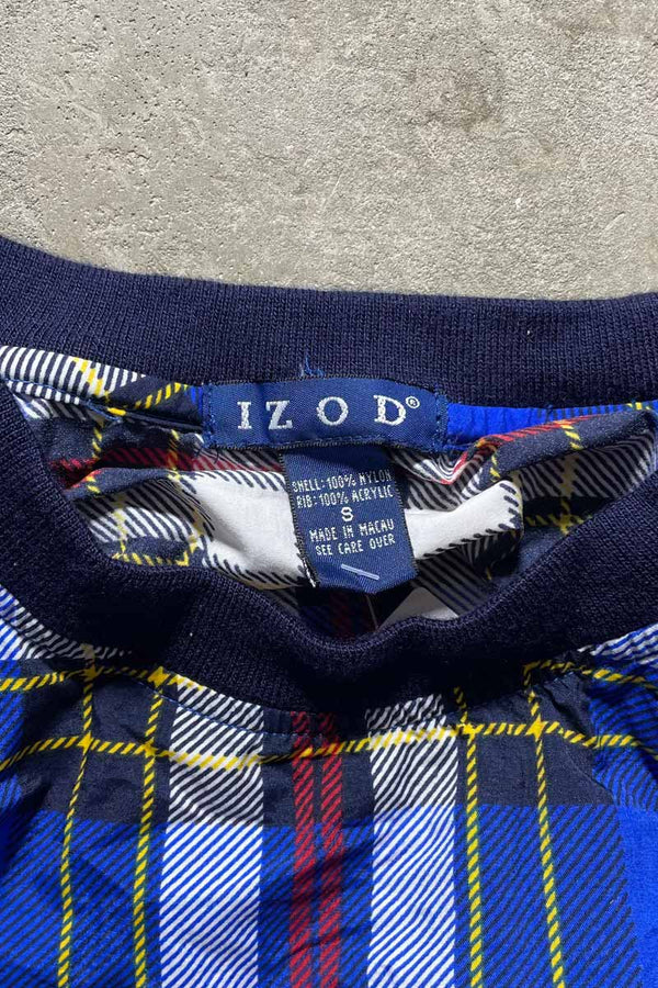 90'S PULLOVER NYLON JACKET / BLUE [SIZE: S USED]