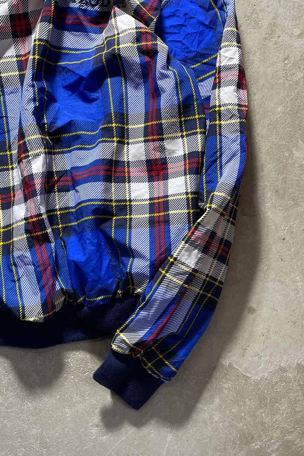 90'S PULLOVER NYLON JACKET / BLUE [SIZE: S USED]