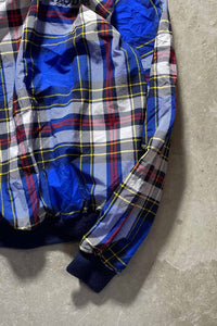 90'S PULLOVER NYLON JACKET / BLUE [SIZE: S USED]