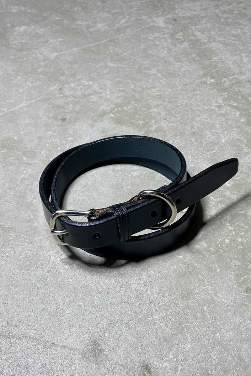 TORY LEATHER | MINI HOOF PICK BELT / BLACK W/NICKEL HD