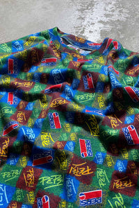 MADE IN USA 90'S PEPSI ALL PRINT ADVERTISING T-SHIRT / MULTI [SIZE: XL DEADSTOCK/NOS]