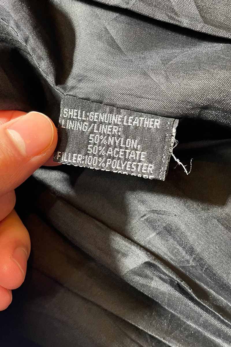 90'S SINGLE RIDERS LEATHER JACKET / BLACK [SIZE: M USED]
