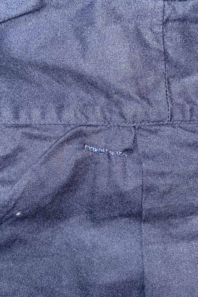 90'S B.D COTTON L/S BLAKE SHIRT/ NAVY [SIZE:M USED]