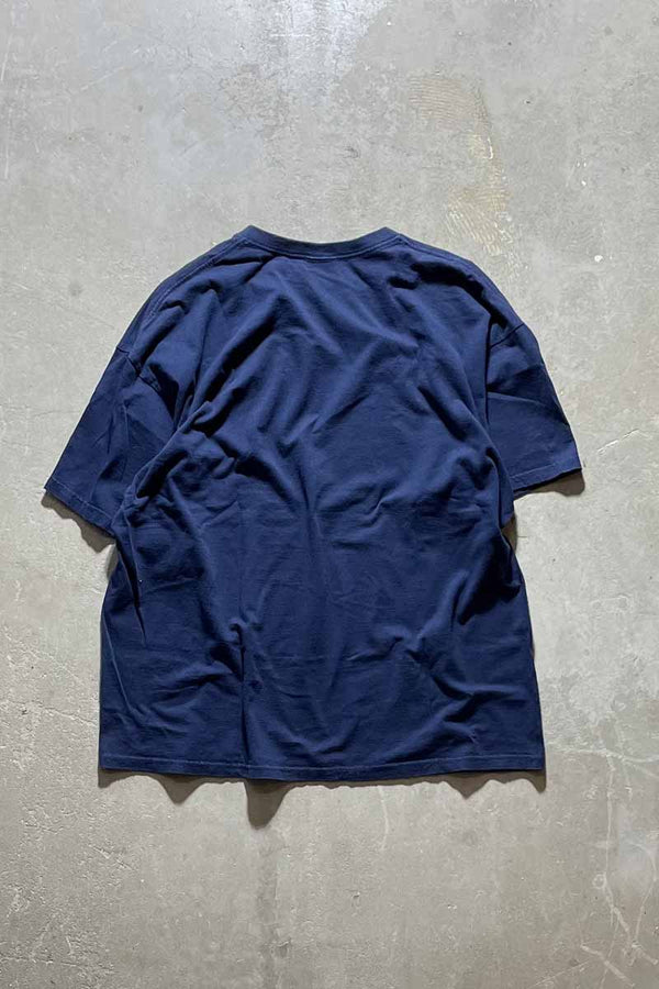 MADE IN MEXICO Y2K EARLY 00'S LOGO PRINT T-SHIRT / NAVY [SIZE: XL USED]